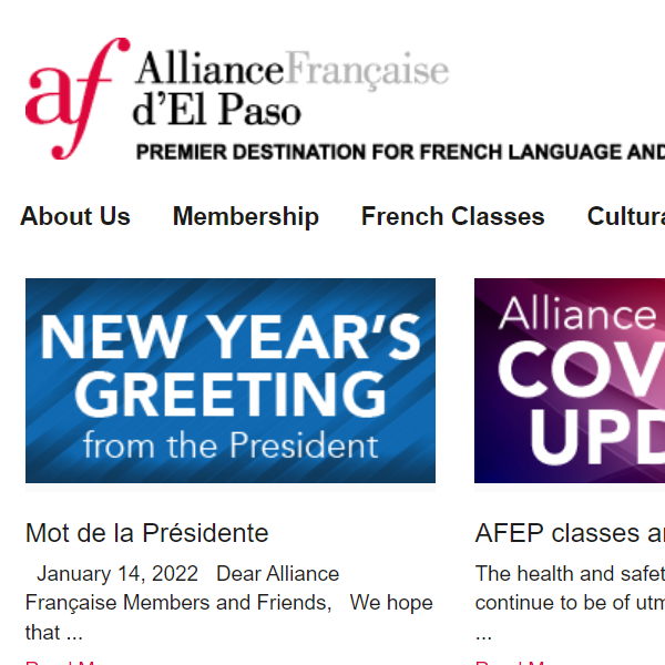 French Speaking Organizations in Texas - Alliance Francaise d’El Paso